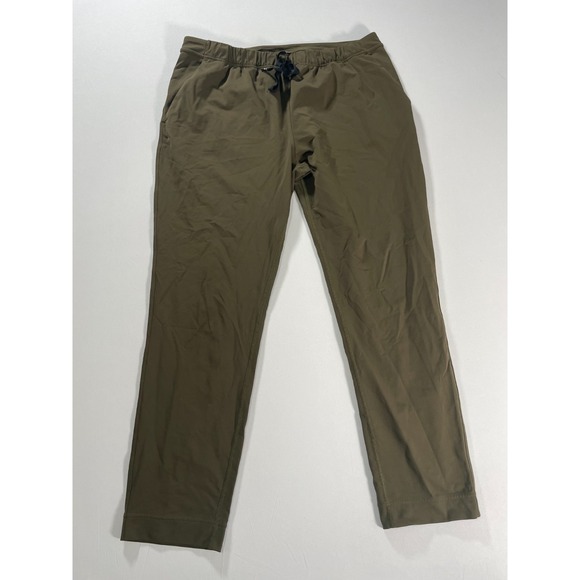 lululemon athletica Pants - LULULEMON On The Fly Pants Dark Olive Inseam 27 inches, Size 10